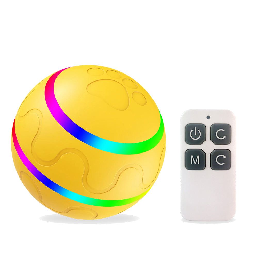 image-Automatic Laser Cat Toy - Yellow