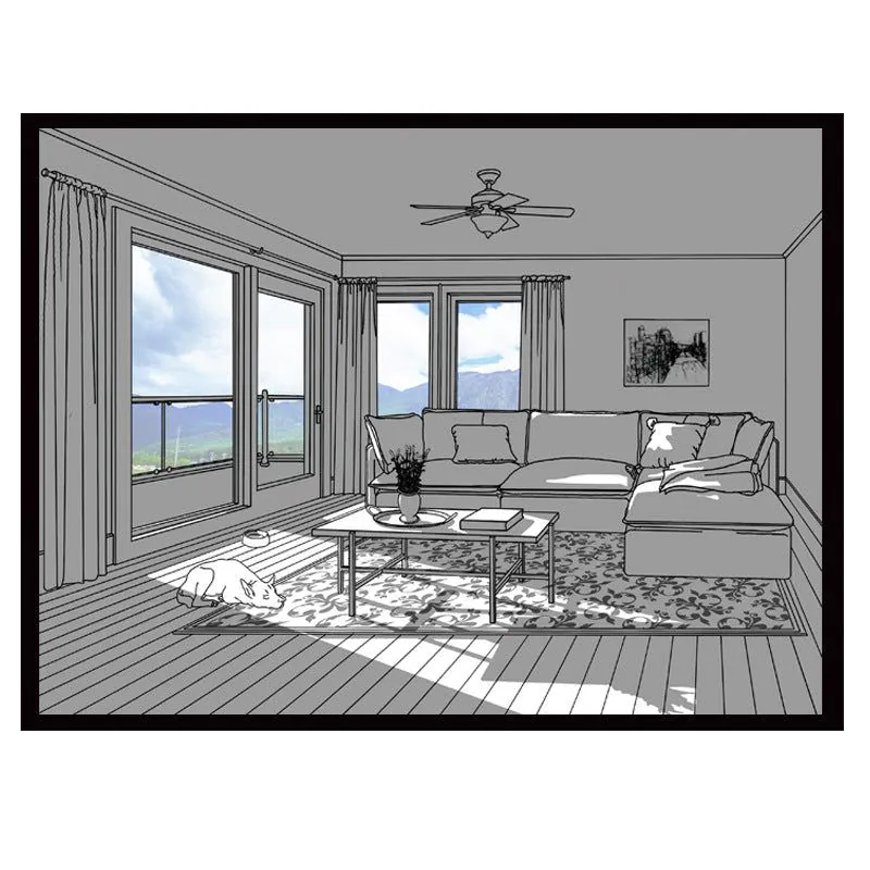 image-LED Canvas Painting 30x40 Modern Smart Control 