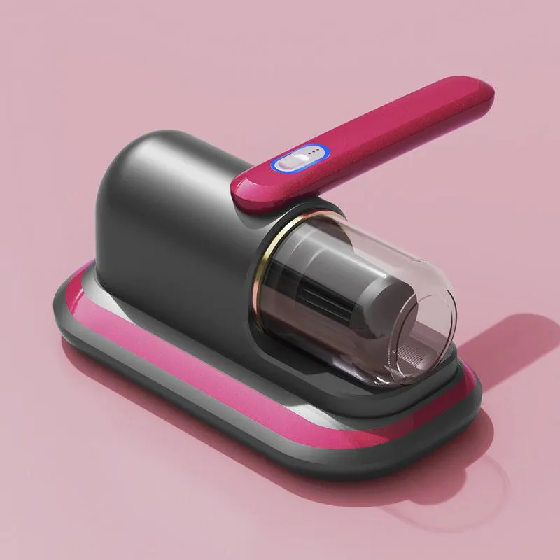image-Wireless Bed Vacuum Cleaner - Mite Remover Cool Red