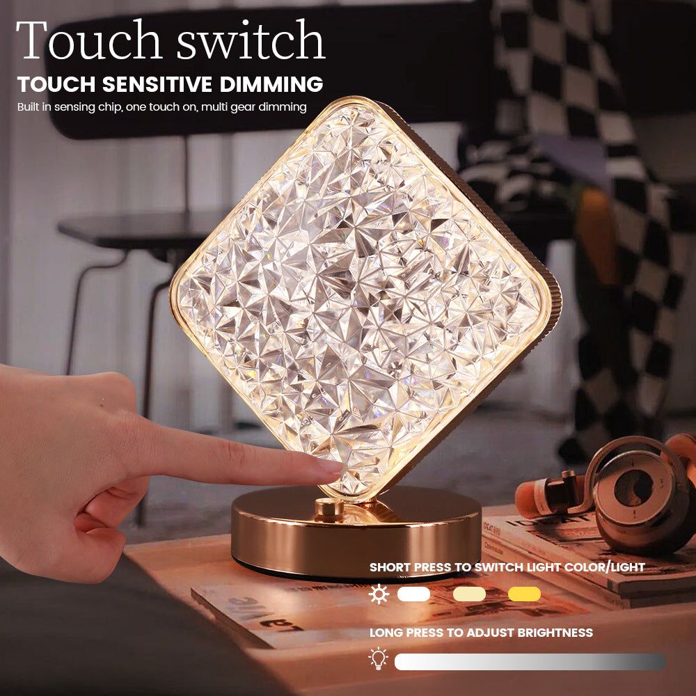 image-Star Moon LED Table Lamp - Rechargeable Touch