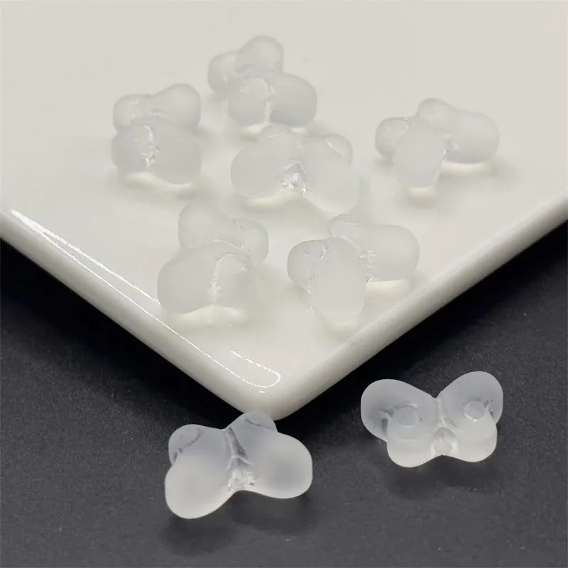 image-Glaze Butterfly Beads 10x14mm Vertical Hole 