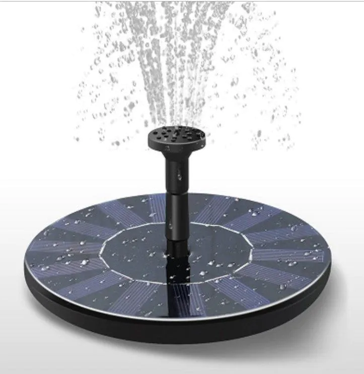 image-Solar Fountain Pool Bird Bath Fountain Floating 