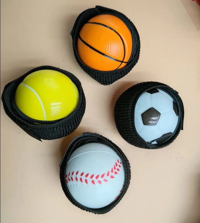 image-Wrist Elastic Ball - Rubber Fitness Decompression