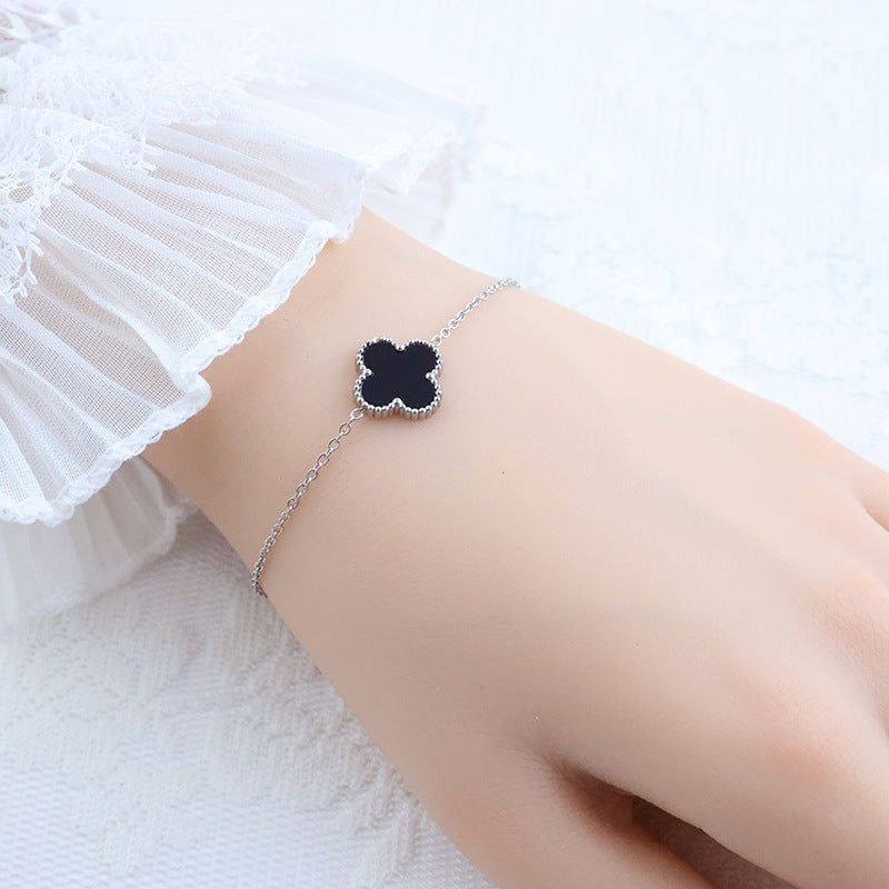 image-Four-Leaf Clover 18k Gold Plated Jewelry Set
