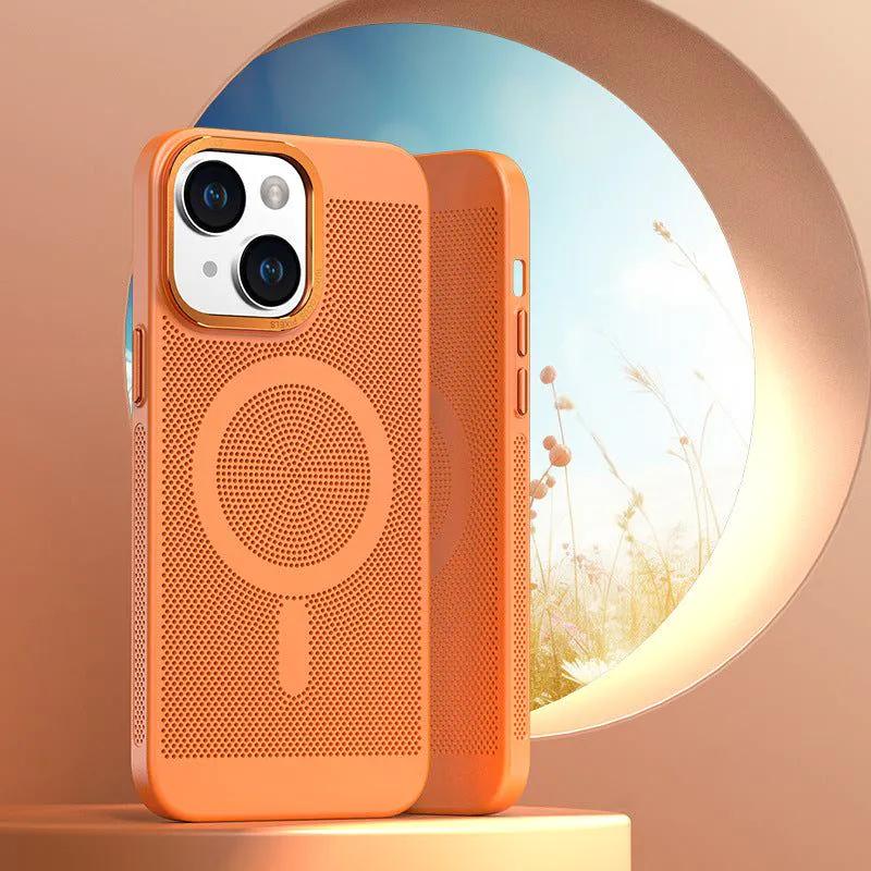 image-Apple 14 Magnetic Phone Case, Ultra-Thin Cooling, iPhone 13, 12 Pro Max