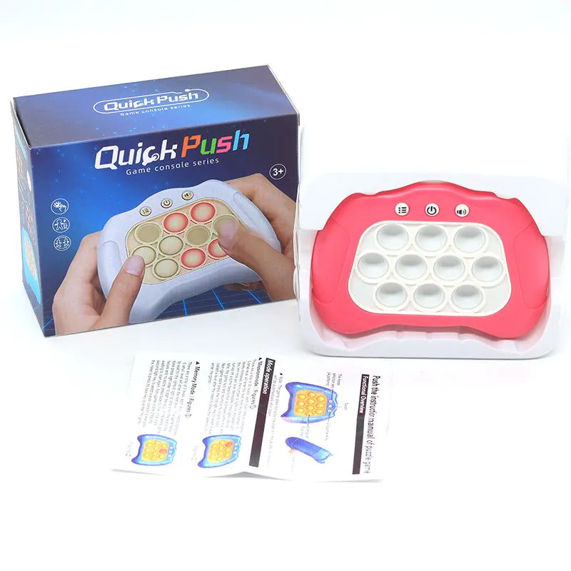 image-Speed Push Game Console Hamster - Pink