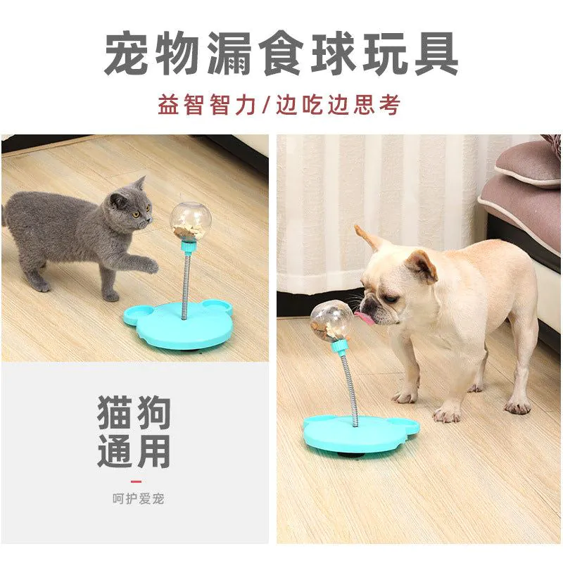 image-Interactive Cat Toy Ball - Puzzle Feeder Plastic