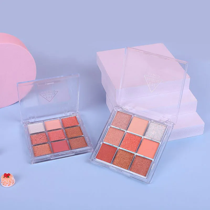 image-JADED Desert Rose Eyeshadow Palette - 9 Color Matte