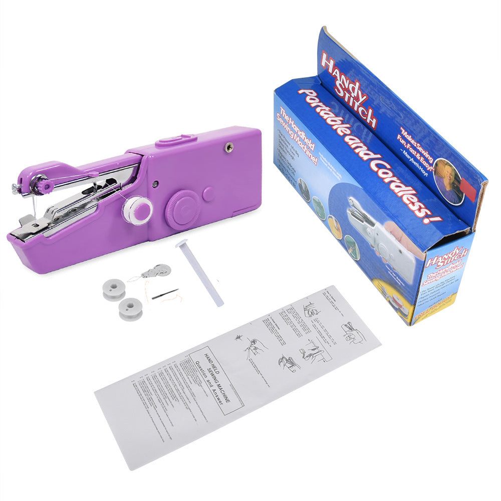 image-Portable Hand-Held Sewing Machine - USB Charging 