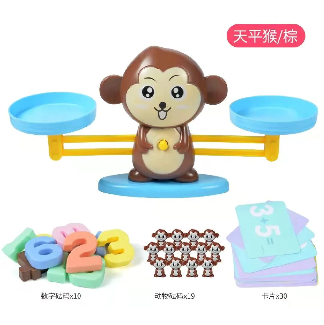 image-Frog Scale Board Game for Kids Logic Training