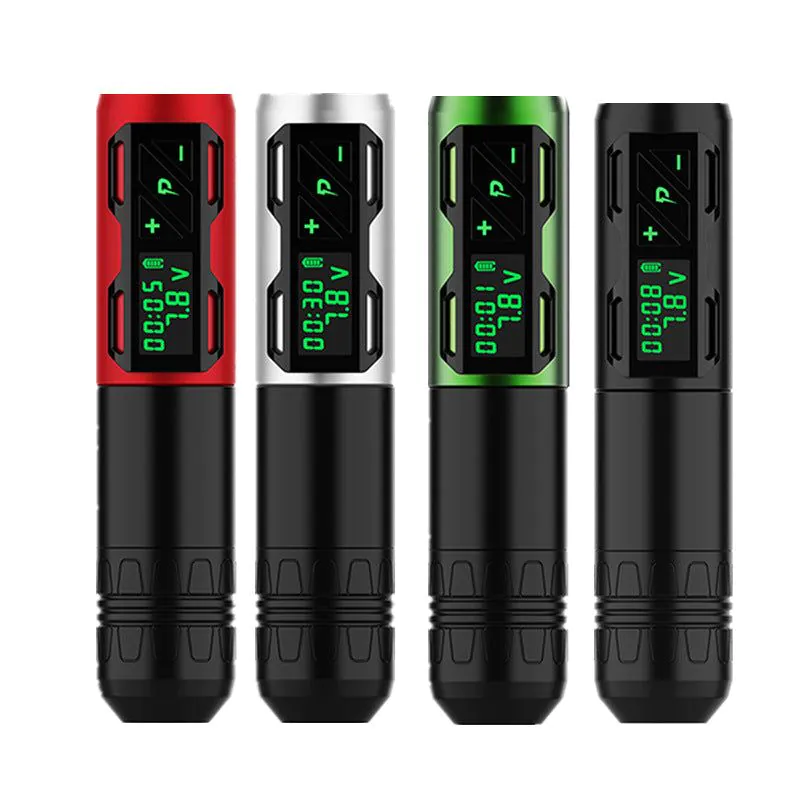 image-Wireless Rechargeable Tattoo Pen - Silver