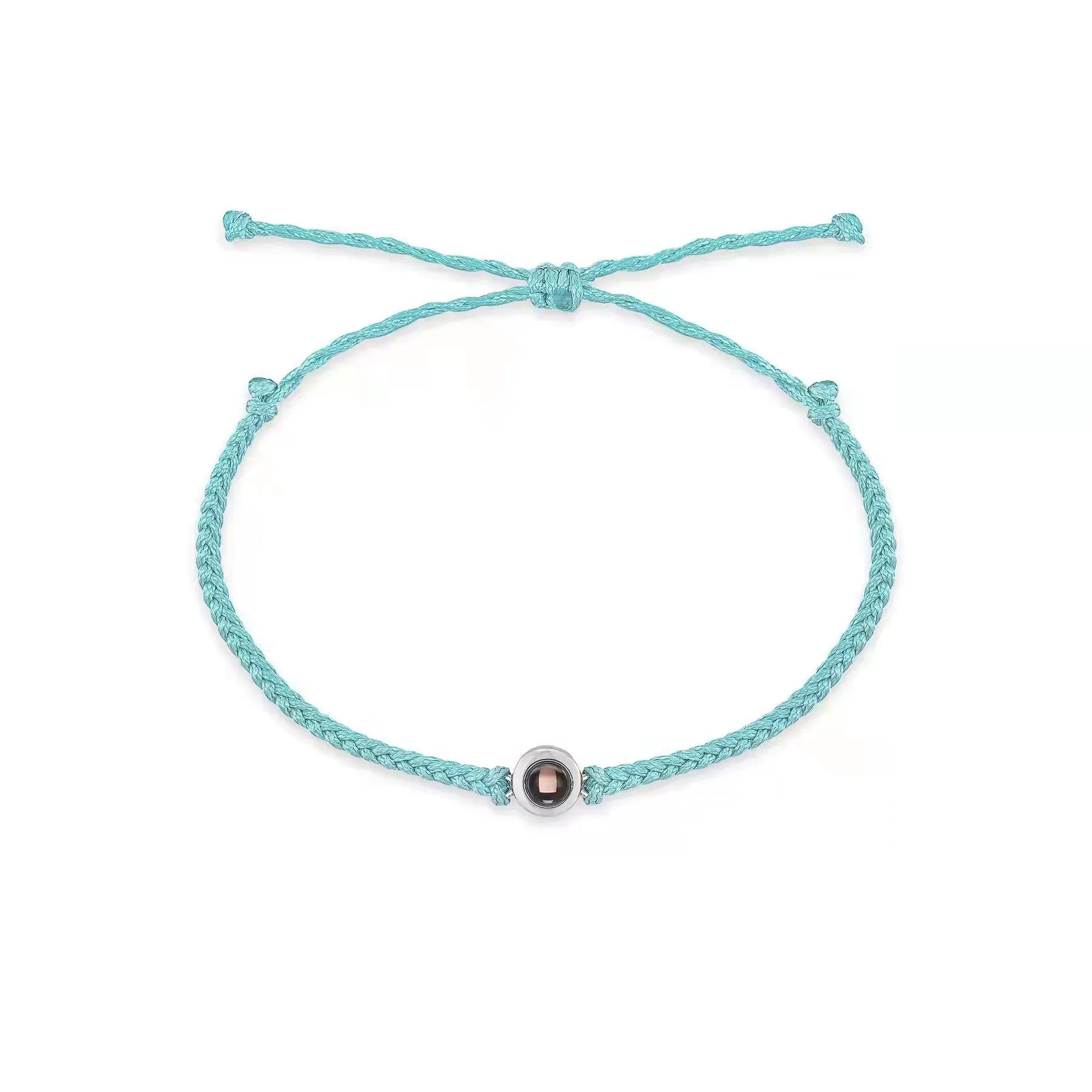 image-I Luv U Projection Woven Bracelet - Couples