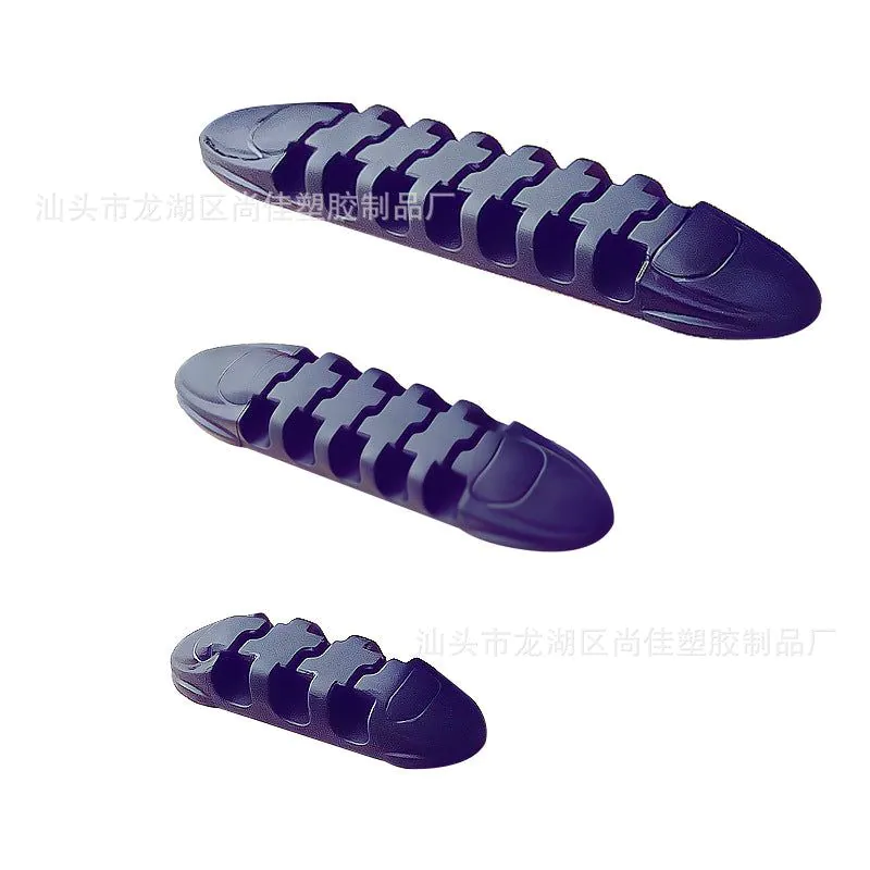 image-Desktop charging data cable silicone cable organizer 