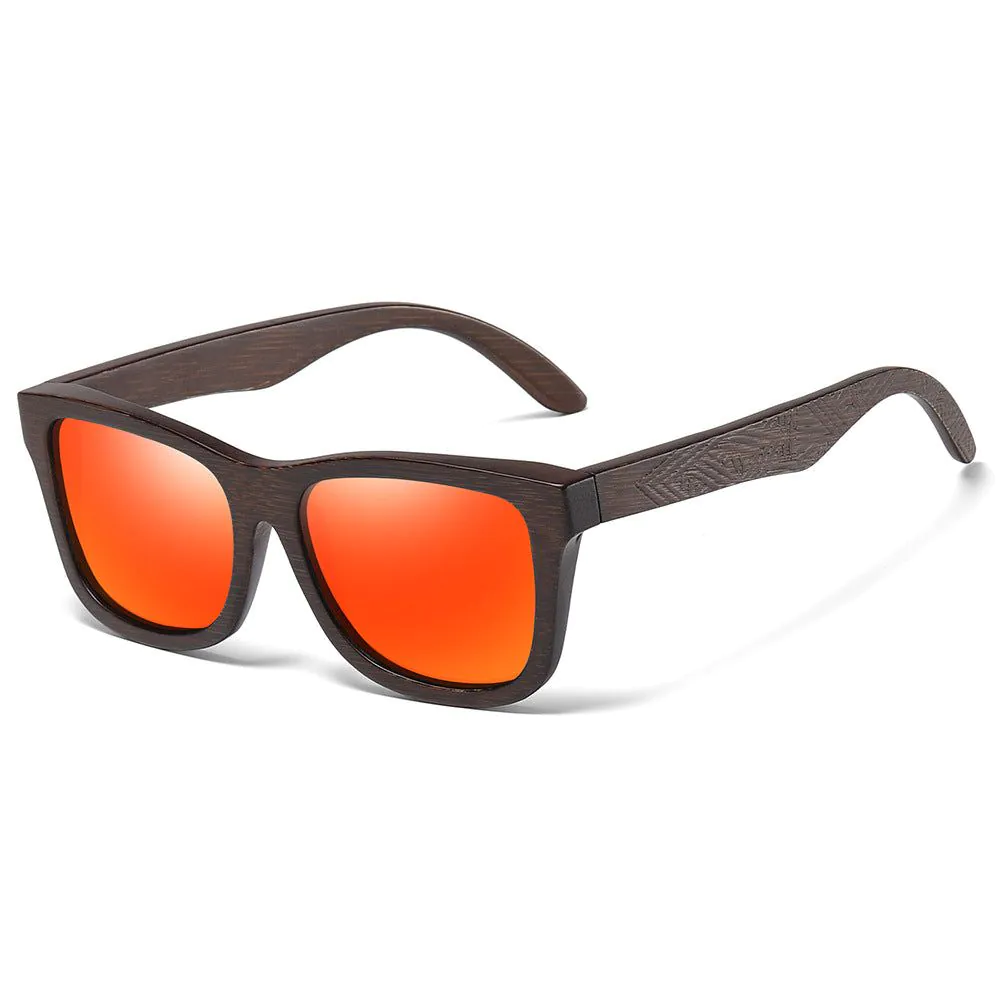 image-KITHDIA Vintage Polarized Sunglasses - Brown Oval
