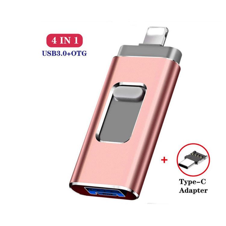 image-OTG USB Flash Drive 4-in-1 iPhone Android USB-C
