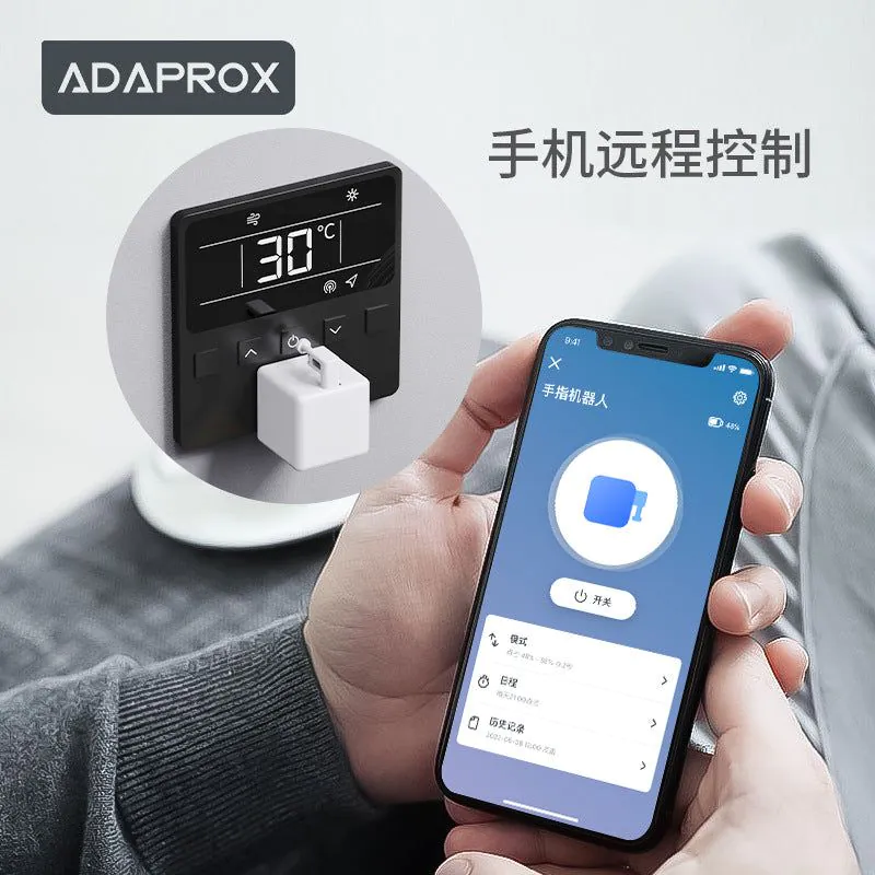 image-Adaprox Bluetooth Finger Robot II Smart Home Control - Black