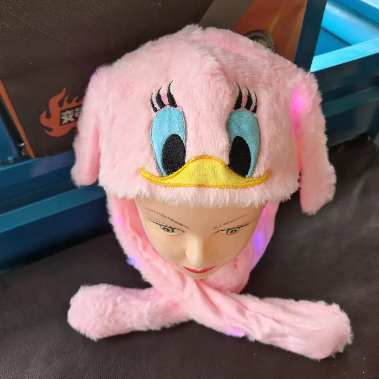 image-Rabbit Plush Hat - Moving Ears Kids Warm