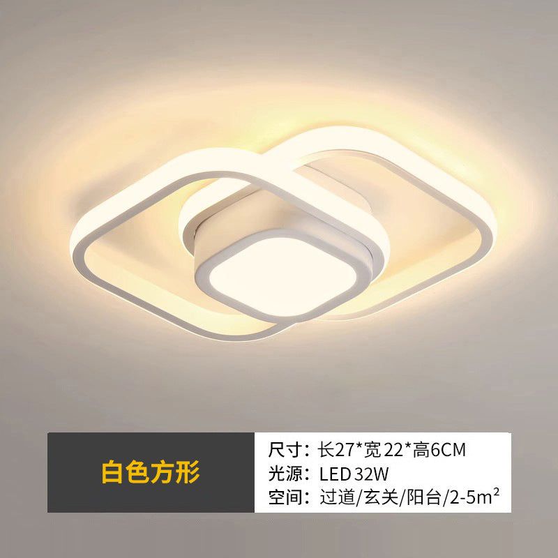 image-Nordic LED Ceiling Light for Balcony - 5㎡ - 10㎡ Wrought Iron 