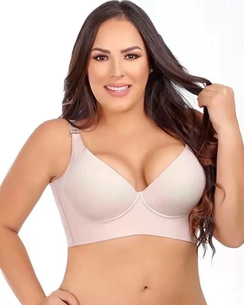 image-Nylon Bra 3/4 Cup Black Size 50 - Fixed Straps