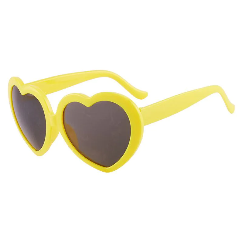 image-Mori Fox Heart Sunglasses - Black UV400