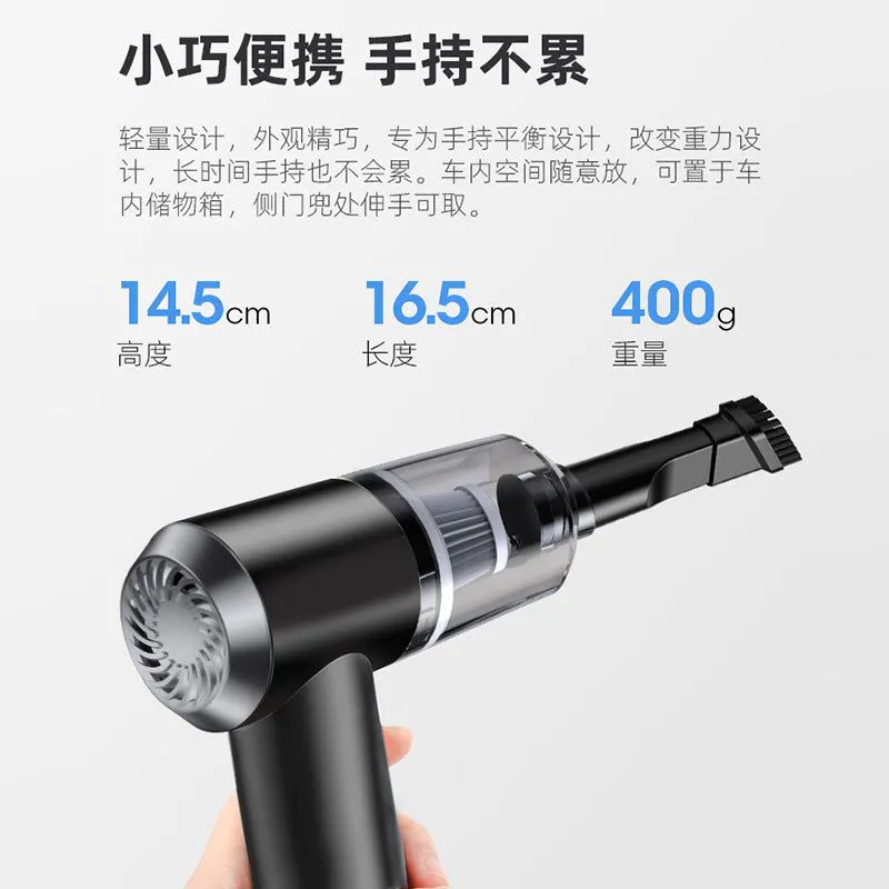 image-Car Vacuum Cleaner Wireless Handheld - Wet/Dry