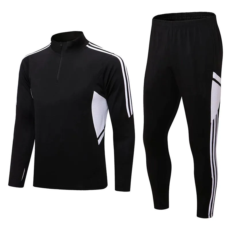 image-Half Zip Long Sleeve Training Suit - Football