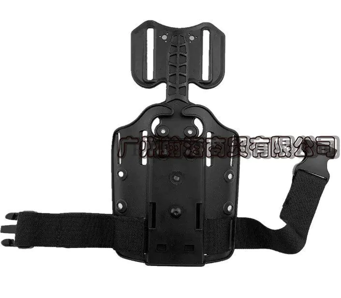 image-Safariland Double Strap Leg Plate Adapter - Black Glock