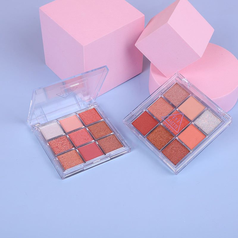 image-JADED Desert Rose Eyeshadow Palette - 9 Color Matte