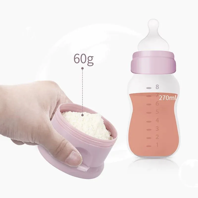 image-Baby Milk Powder Storage Box - 4 Layer Rotating