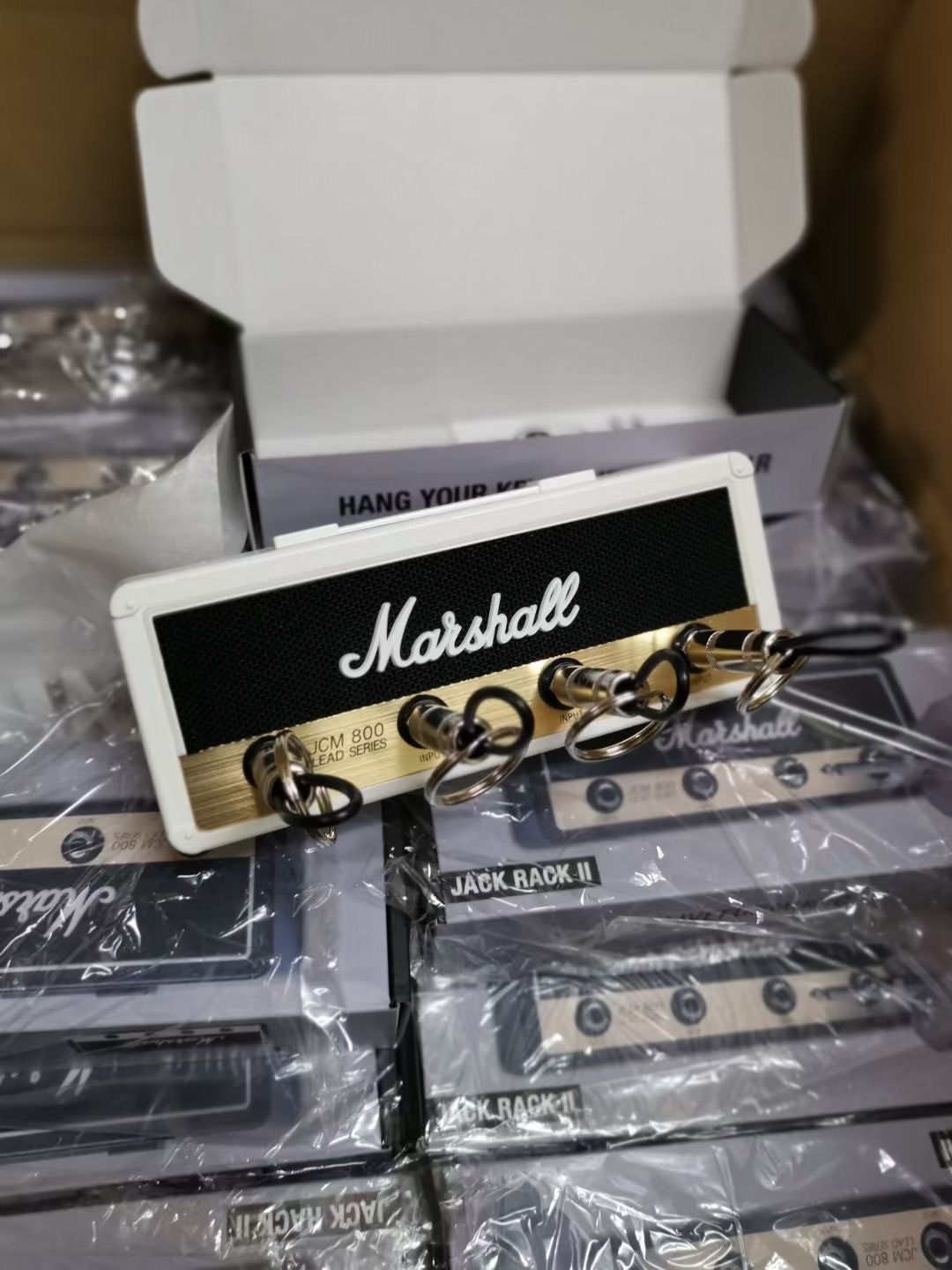 image-Marshall JCM800 Keychain - Plug-Shaped Key Holder