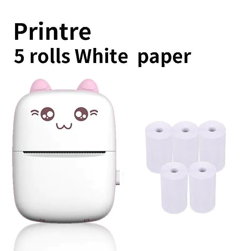 image-Portable Wireless Mini Thermal Photo & Label Printer