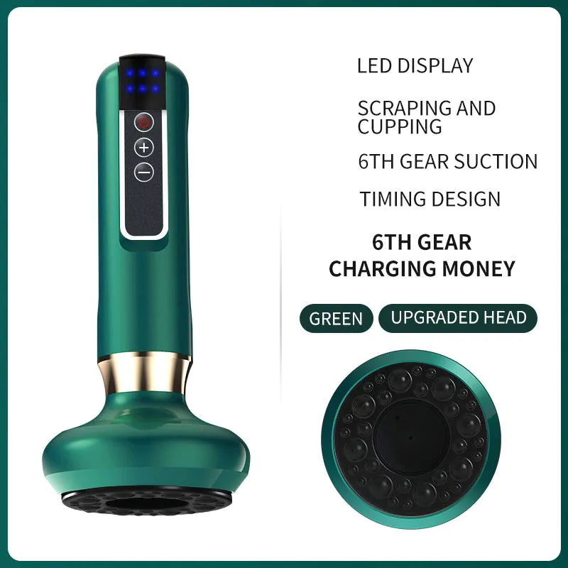 image-Electric Gua Sha Massager - Rechargeable Cupping Tool USB 