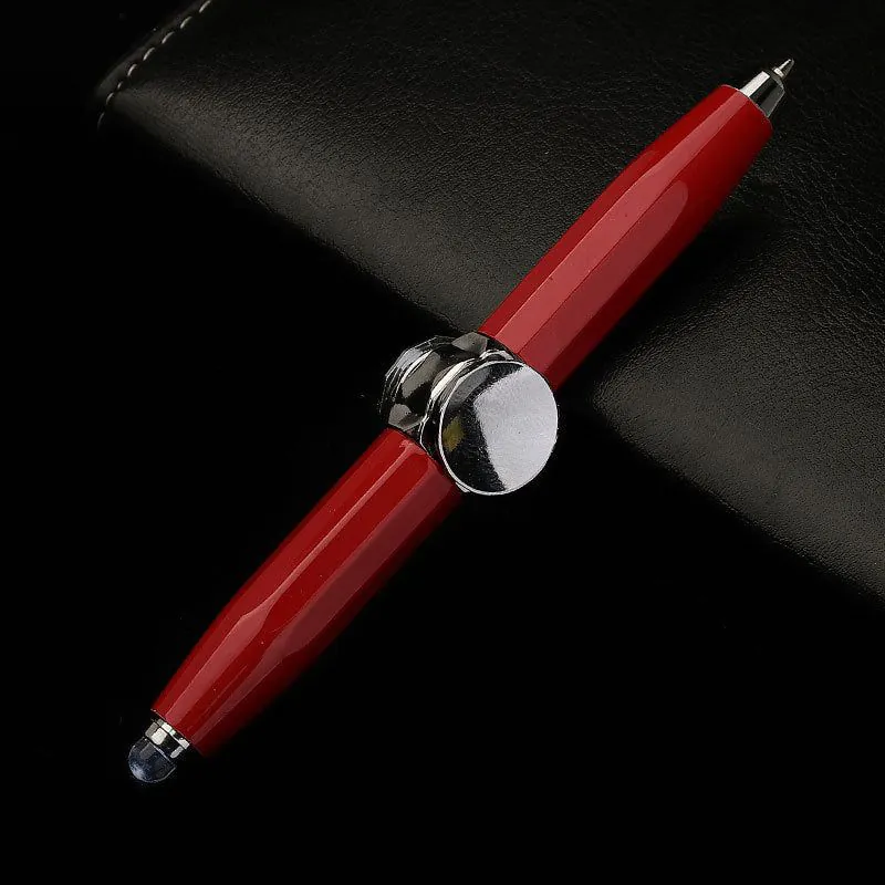 image-Fidget Spinner Pen - Luminous Rotating Stress Relief 