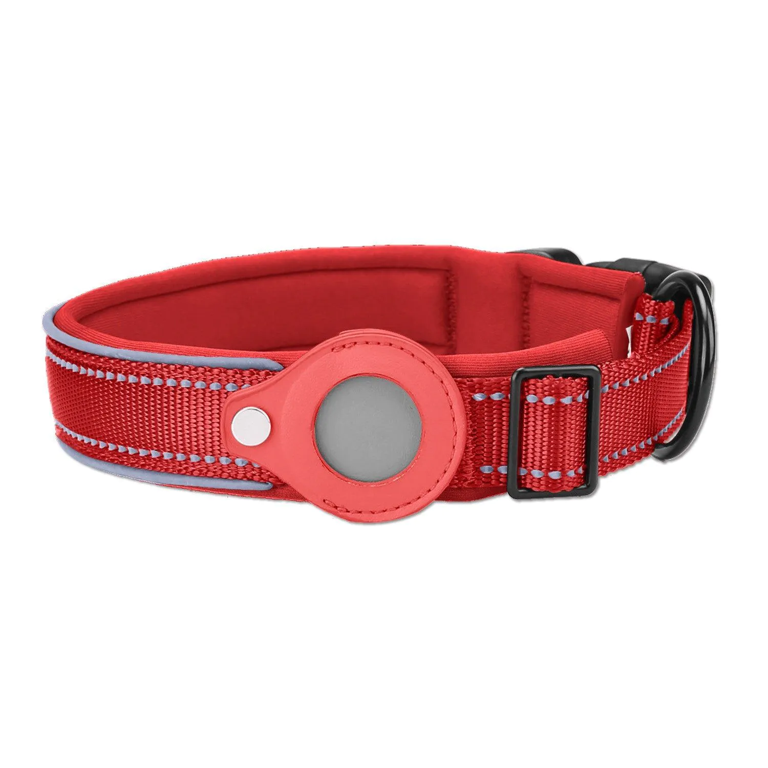 image-Airtag Pet Collar Case - Nylon XL Black