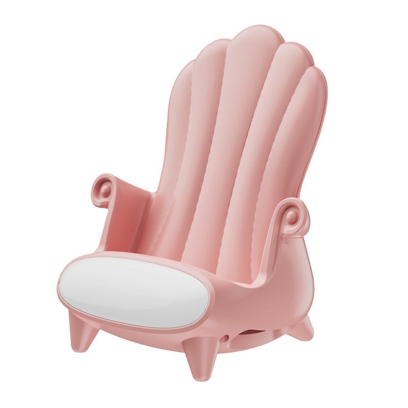 F3 Desktop Chair Wireless Phone Holder with Charging - White