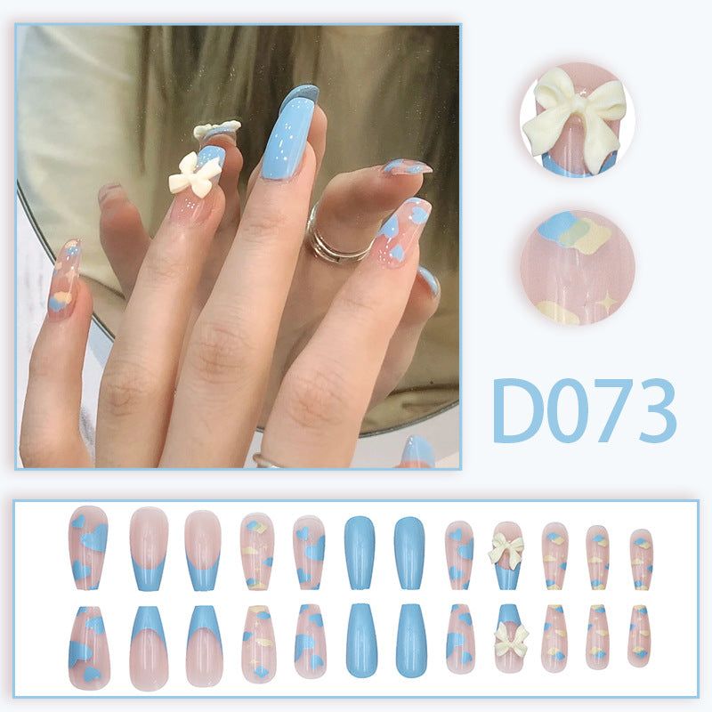 image-Fake Nails - Star Pattern Wearable Glue-On Nails