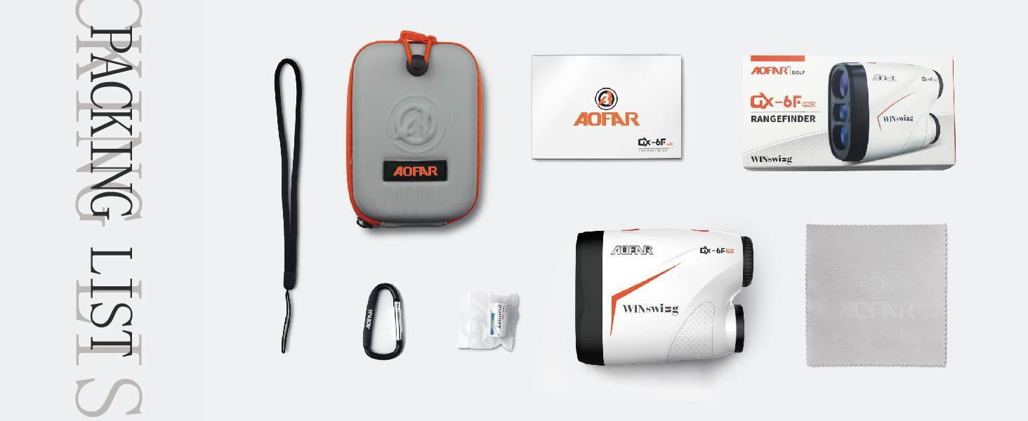 image-AOFAR Golf Rangefinder GX-6Fpro Laser 600yd