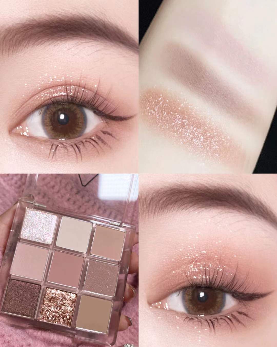 image-JADED Desert Rose Eyeshadow Palette - 9 Color Matte