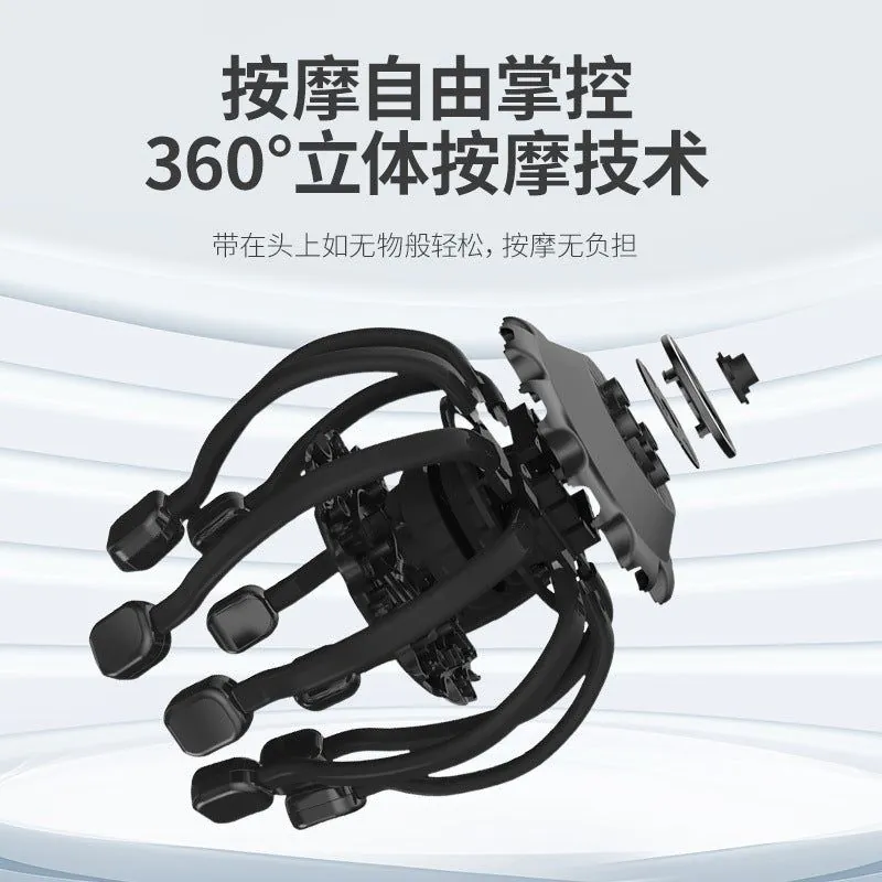 image-Scalp Massager - Bluetooth 8-Claw Electric Head Massage
