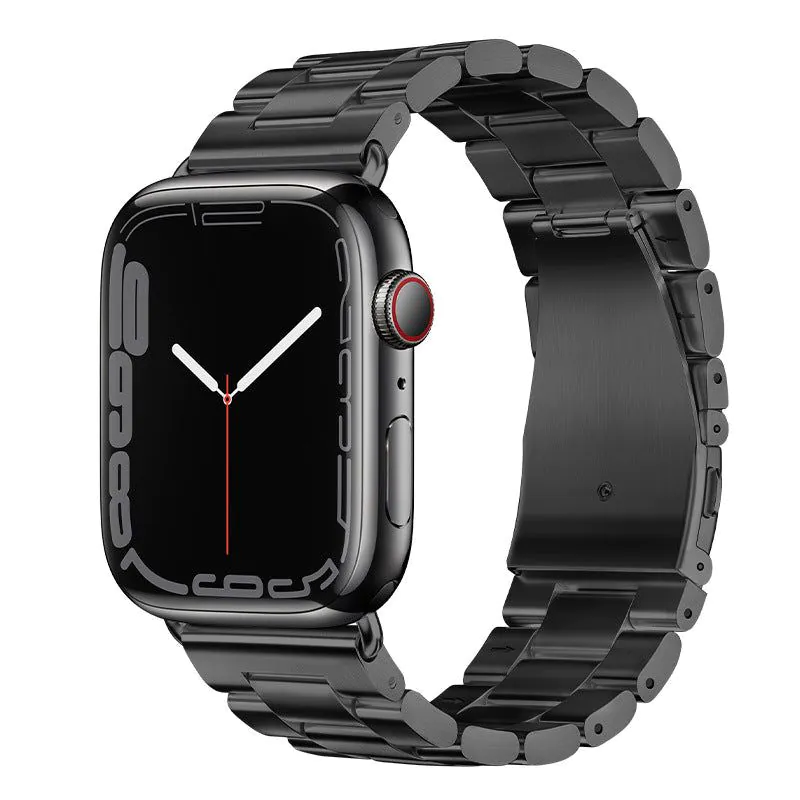 image-Xia Yang Universal Apple Watch 7 Steel Strap - Silver 42mm 
