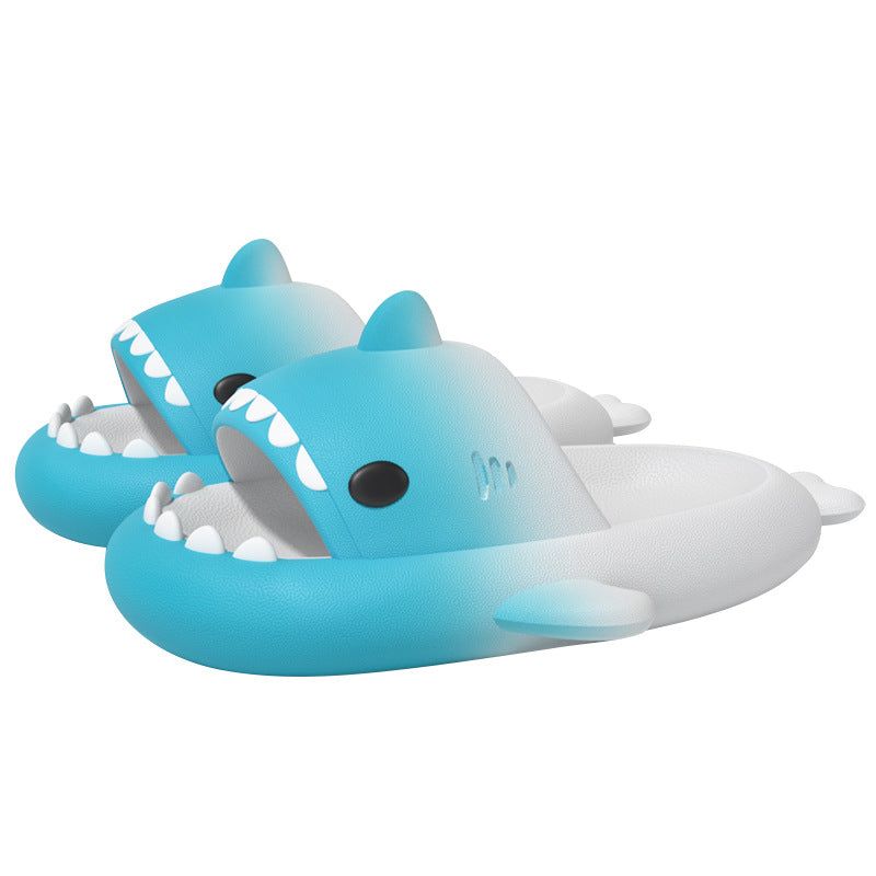 image-Late Time Men's Gradient Sandals - Blue White 46/47 Size