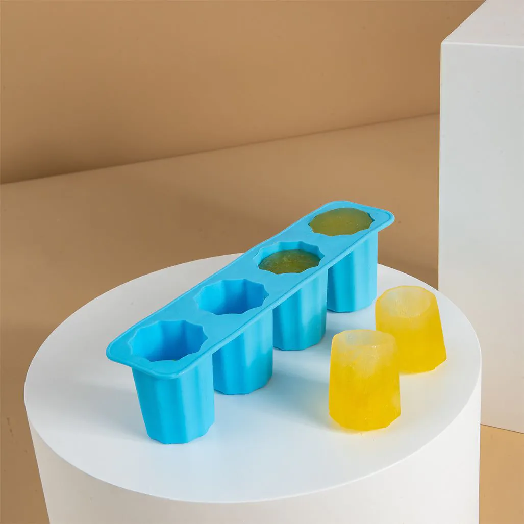 image-LHS Ice Tray - Silicone Square White Quick Freeze