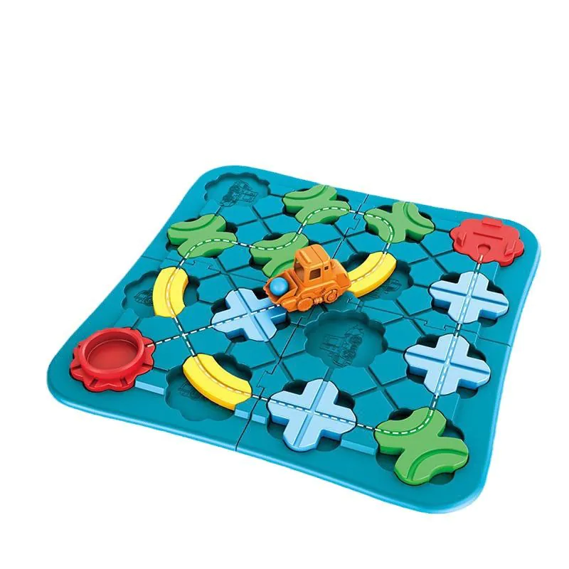 image-Maze Rolling Ball Track Game - Educational Toy