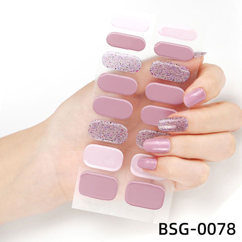 image-Gel Nail Stickers - Star Pattern Princess Series