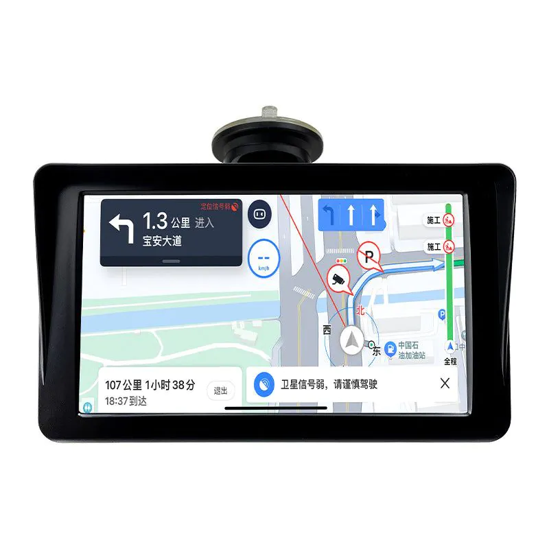 image-Hicar 7" Wireless CarPlay Car Navigation Portable