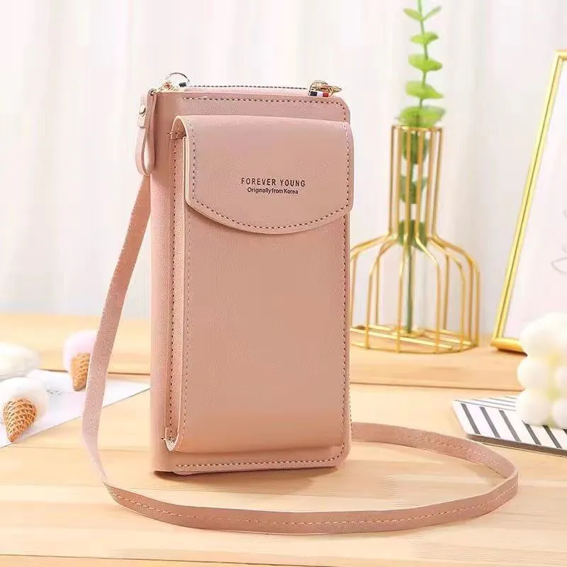 image-Fort Carpenter Mobile Phone Bag - Deep Pink PU