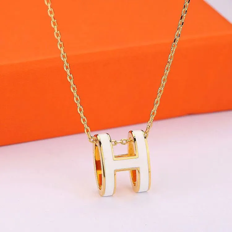 image-Titanium Steel Diamond Necklace - Women's Clavicle Chain 