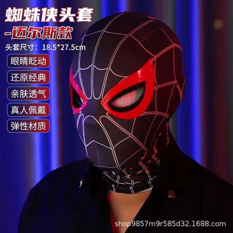 image-Spider-Man Hood Movable Eyes Blinking Mask