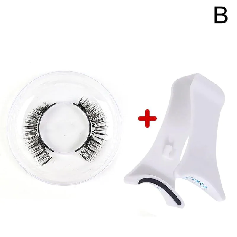 image-Magnetic False Eyelashes 6D Natural Long - Black 