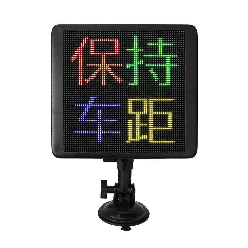 image-Ma Cheng 64x64 LED Car Display - Full Color Programmable